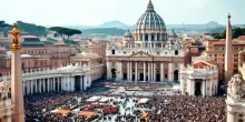 La storica messa di insediamento di Papa Leone XIV in piazza San Pietro