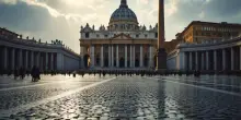 Leone XIV guida la preghiera del Regina Coeli in Vaticano