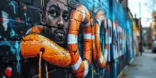 Il murale di aleXsandro Palombo: un simbolo di speranza a Milano