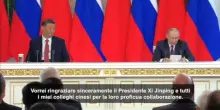 Russia-Cina, Putin: con Xi colloqui amichevoli e produttivi