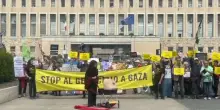 Flashmob di Amnesty davanti a Farnesina: “Stop al genocidio a Gaza”