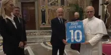 Il Papa riceve il Napoli campione: si vince con il gioco di squadra