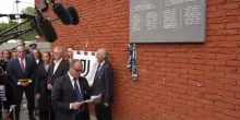Cerimonia per commemorare i 40 anni dalla strage dell’Heysel