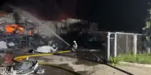 Ucraina, incendio dopo un attacco di droni nella regione di Odessa