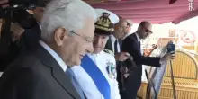 Mattarella sulla Vespucci per la festa della Marina Militare