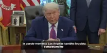 Trump rivendica: “Solo l’invio dei Marines ha salvato Los Angeles”