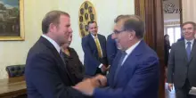 La Russa riceve il neo ambasciatore americano Tilman J. Fertitta