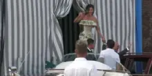 Jeff Bezos e Lauren Sanchez alla festa pre matrimonio a Venezia