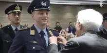 Mattarella alla cerimonia di consegna delle Aquile di pilota militare