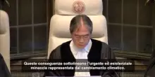 Il cambiamento climatico è una “minaccia urgente ed esistenziale”