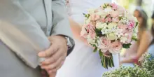 Cecilia Capriotti e Gianluca Mobilia sono convolati a nozze: il dettaglio dell’abito della sposa