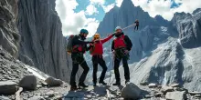 Salvataggio eroico a Cortina: tre alpinisti in difficoltà