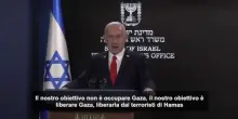 M.O., Netanyahu: vogliamo liberare Gaza, non occuparla