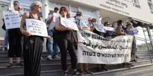 Giornalisti a Tel Aviv protestano per l’uccisione dei colleghi a Gaza