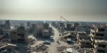 Gaza: la devastazione documentata da droni