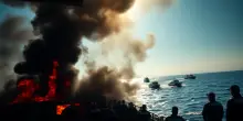 Incendio a bordo di un traghetto: tutte le informazioni aggiornate