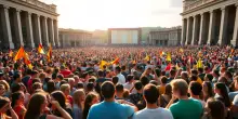 Massiccia partecipazione al Giubileo dei giovani a Tor Vergata