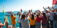 Accoglienza della flottiglia globale a Gaza in Tunisia