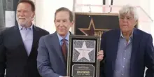 Una stella sulla Walk of Fame per Chris Wallace: io con Jimmy Kimmel