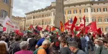 A Roma decine di persone al presidio pro-Pal a Montecitorio
