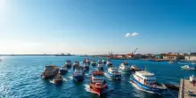 Il convoglio di aiuti umanitari salpa da Augusta per Gaza