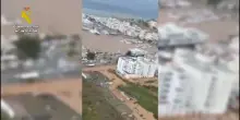 Inondazioni a Ibiza per la tempesta Gabrielle, piogge torrenziali