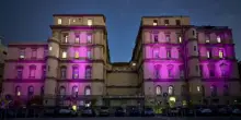 Tumori, nel mese della prevenzione femminile lUniversità Vanvitelli si tinge di rosa