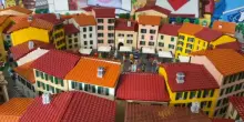 Lucca Comics, nel padiglione Lego un diorama della città toscana