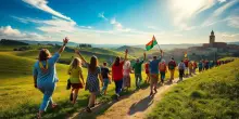 Marcia per la Pace: Unione di Ideali e Speranze per un Futuro Migliore