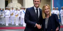 Vertice Meloni-Macron, il presidente francese a Palazzo Chigi