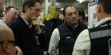 Antonio Filosa di Stellantis visita lo stabilimento Mirafiori a Torino