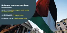Sciopero generale: chi si ferma lunedì 22 settembre. Cortei per Gaza da Roma a Genova, da Milano a Bari