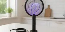 La soluzione sicura e definitiva per fulminare zanzare e mosche, l’unica racchetta con lampada UV integrata