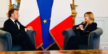 Macron, 'ottimo incontro,grazie presidente Giorgia Meloni'