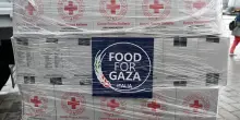 Primi camion italiani Food for Gaza entrati nella Striscia