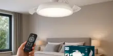 La lampada da soffitto che funziona anche come ventilatore: non puoi farne a meno