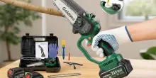 Al tuo giardino manca una mini motosega compatta? Rimedia subito con questo doppio sconto