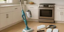 Casa pulita e sanificata grazie a questa scopa a vapore: tanti accessori e un prezzo scontatissimo