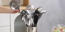 Rinnova la tua cucina con il set di utensili in acciaio inox al 15% di sconto