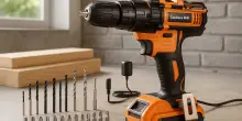 Trapano avvitatore super accessoriato in doppio sconto: perfetto per ogni lavoro fai da te