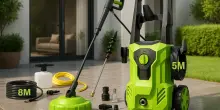Stufo di strofinare cemento e auto? Questa idropulitrice fa il lavoro senza fatica e la paghi pochissimo