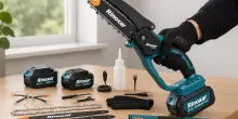 Potente, leggera e ora in offerta: doppio sconto Amazon per la mini motosega con kit