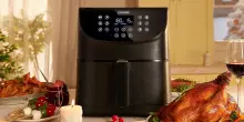 Cucina con l'85% di olio in meno grazie alla friggitrice ad aria in super OFFERTA