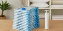 Viaggi leggeri, casa ordinata: il pacco di sacchetti sottovuoto è in promo bomba su Amazon