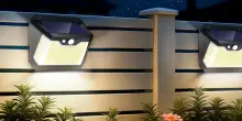 Massima sicurezza per casa e giardino: set da 4 lampade solari scontato (per poche ore!)