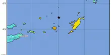 Terremoto di magnitudo 6.7 al largo Indonesia orientale