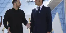 Domani sera Zelensky all'Eliseo a cena con Macron