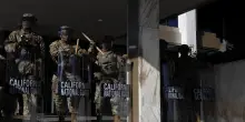 Guardia Nazionale ferma alcuni manifestanti a Los Angeles