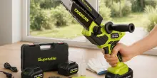 Mini motosega brushless con kit professionale completo: sconto del 30%
