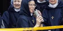 Sorpresa del Papa agli agostiniani. Messa e pranzo con i confratelli